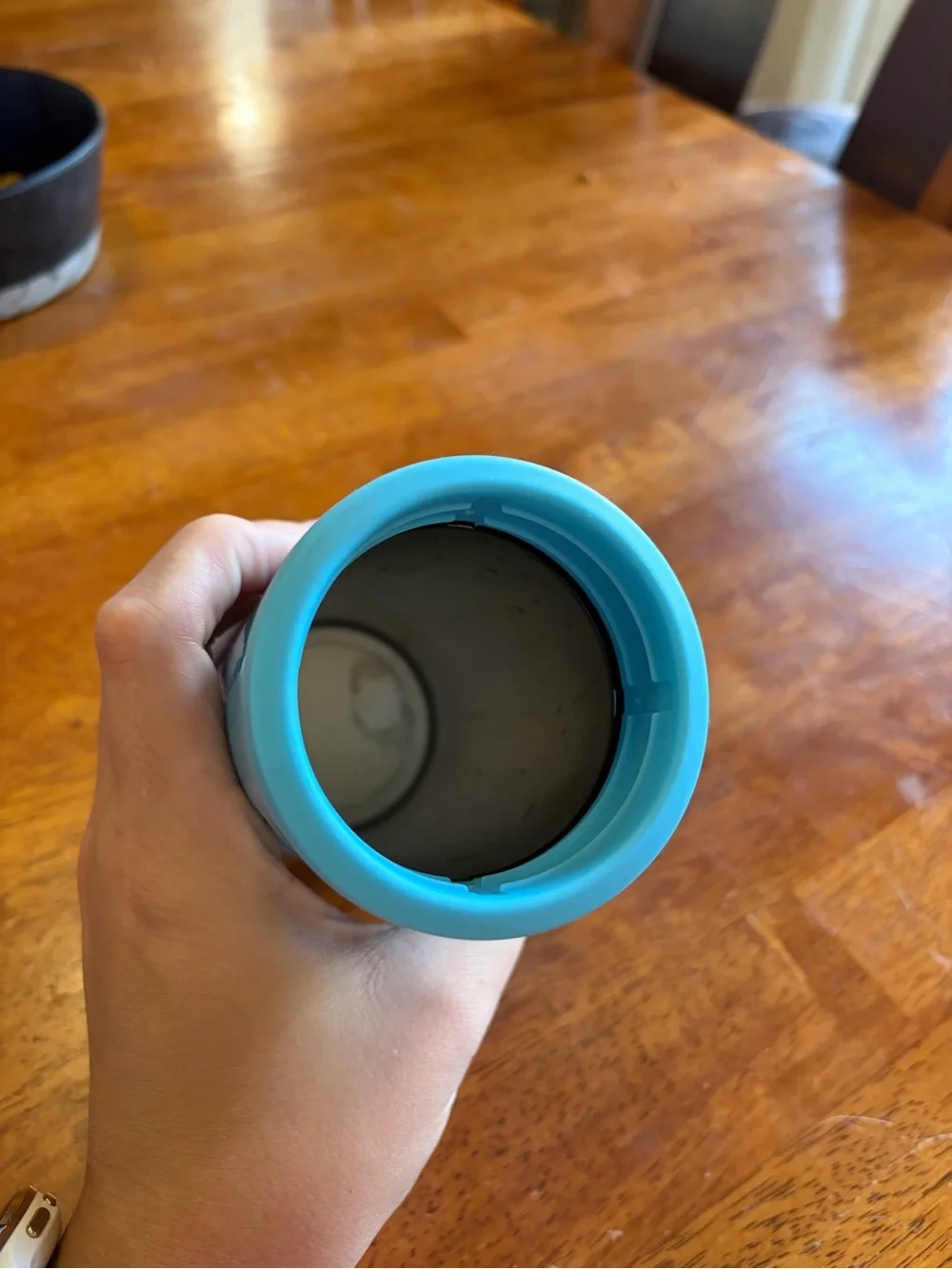 BrüMate Aqua Blue Insulated Can Cooler - Slim Travel Koozie